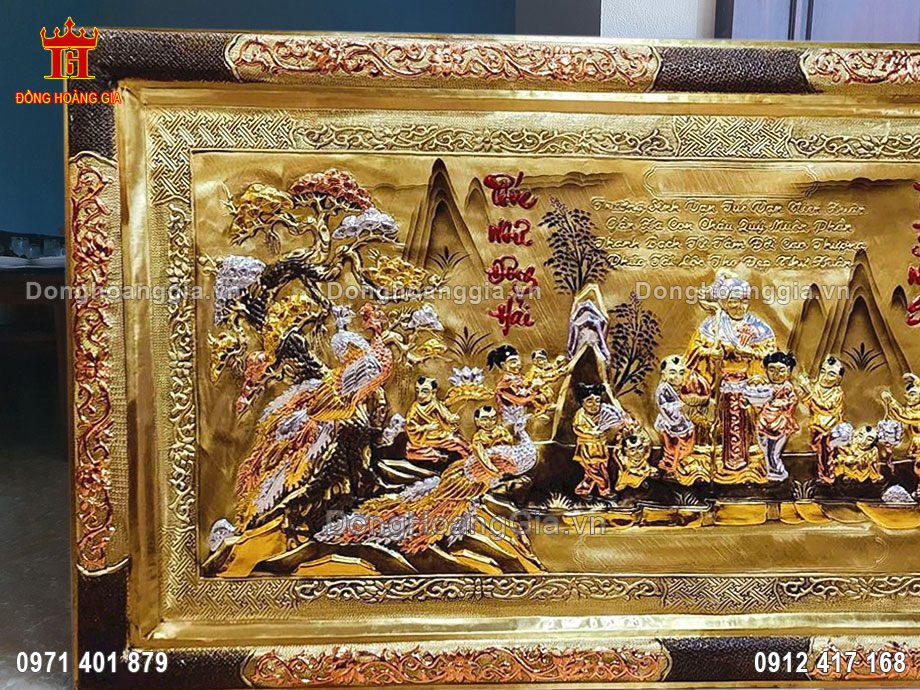 Tranh mừng thọ thích hợp làm quà tặng mừng thọ ý nghĩa